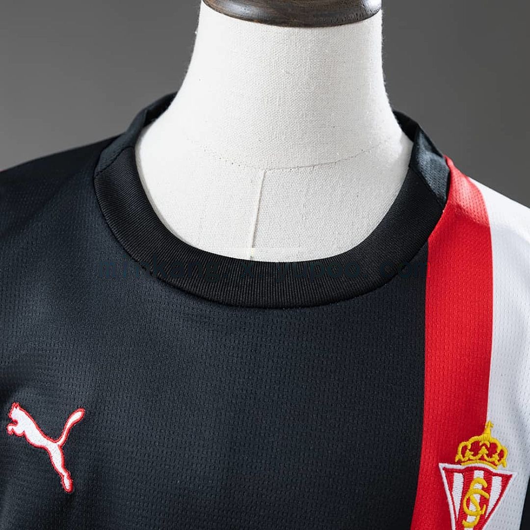 Sporting Gijon 25_26 Away Kids Kit Jersey Size 16-28 9