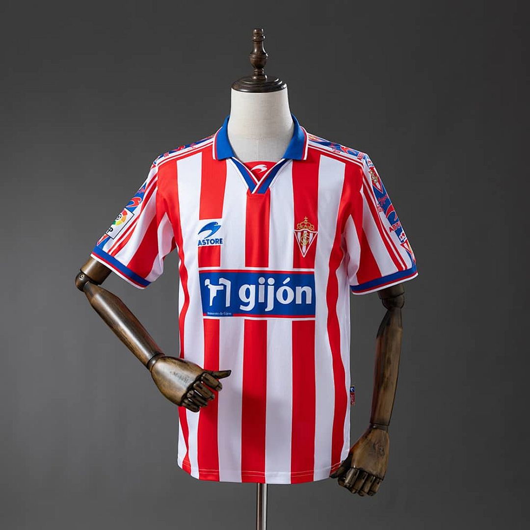 Sporting de Gijon 99_00 Home Retro Jersey S-XXL
