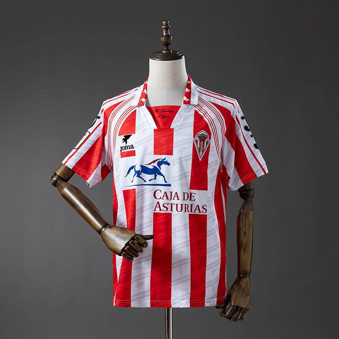 Sporting de Gijon 95_96 Home Retro Jersey S-XXL