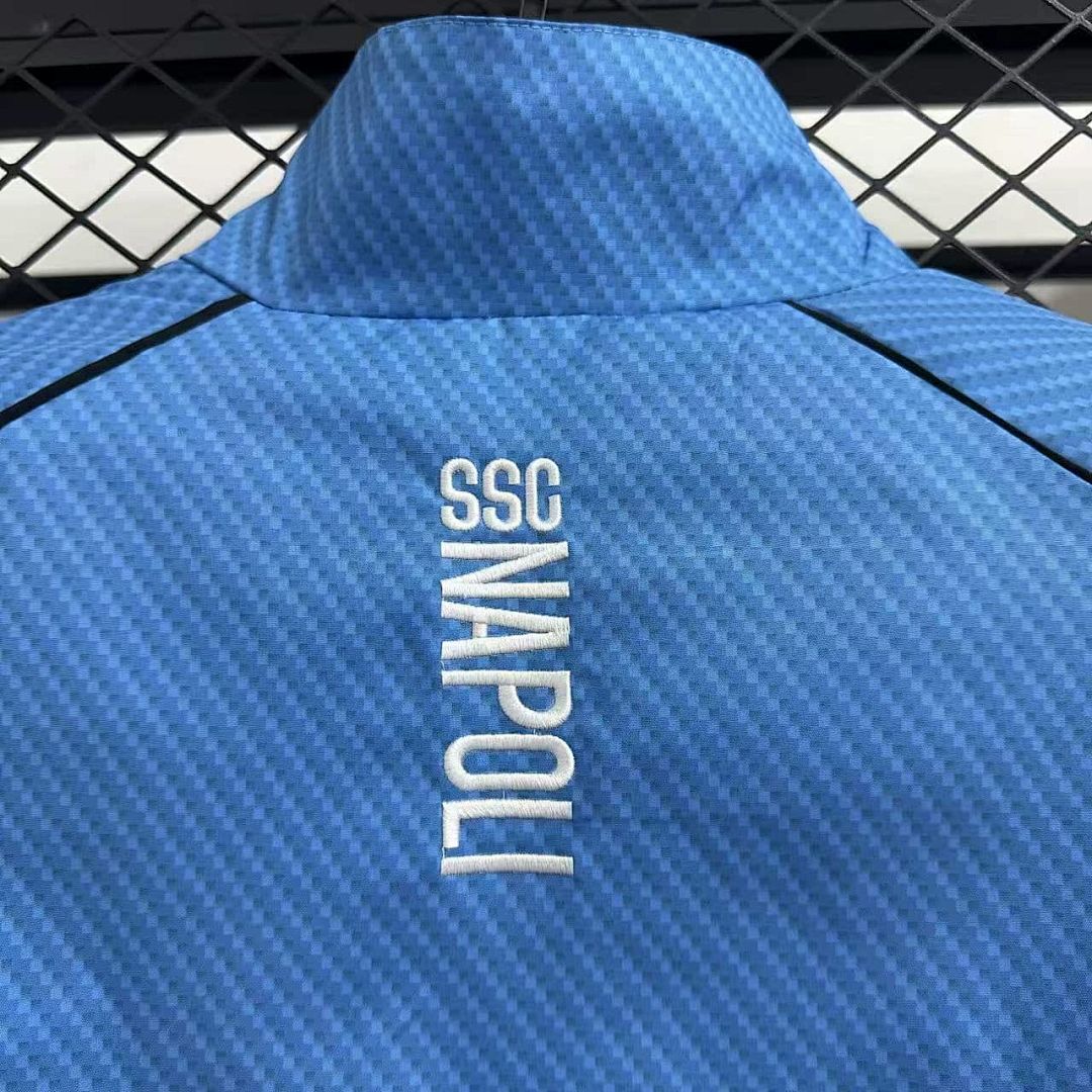 25_26 Napoli pad printed blue waterproof windbreaker 4