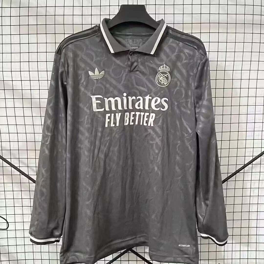 24-25 Real Madrid Third Long Sleeve Soccer Jerseys Yupoo