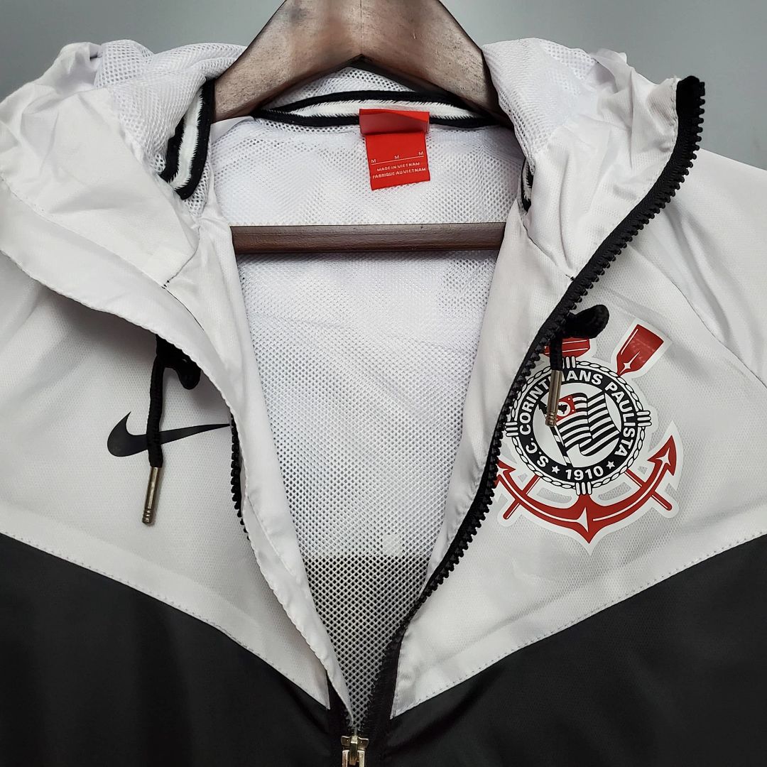 Windbreaker Corinthians Black &amp; White S-XXL 3