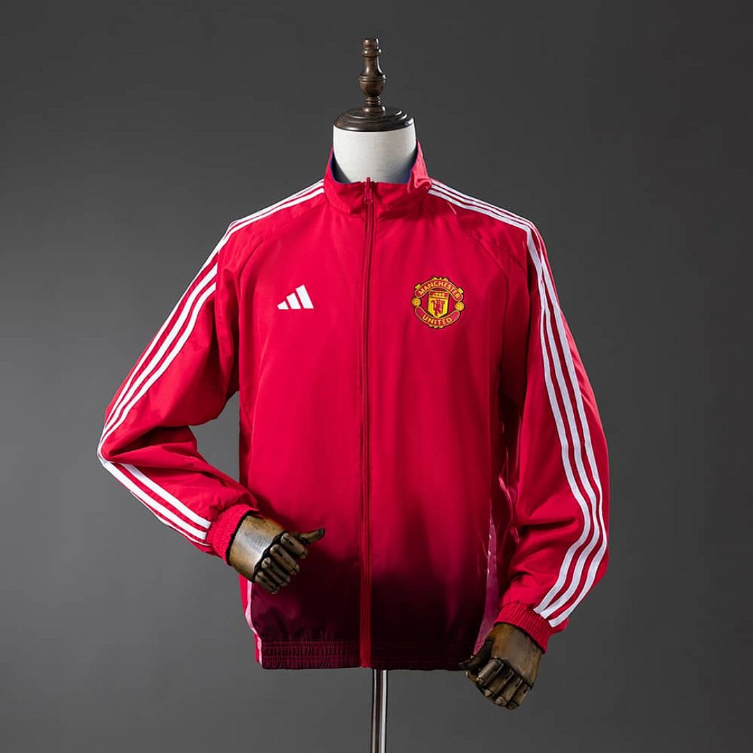 M-U Reversible Anthem Jacket Windbreaker - Black_Red S-XXL 3