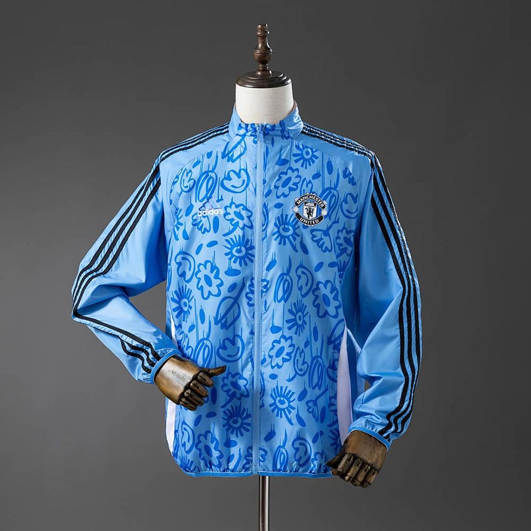 M-U Reversible Jacket Windbreaker - Beige&amp;Blue S-XXL 2