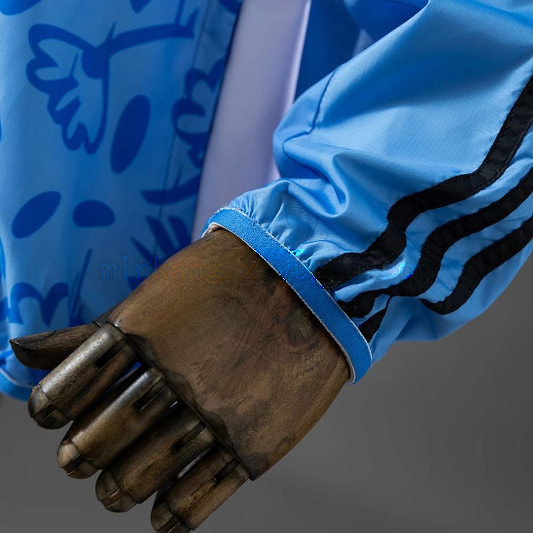 M-U Reversible Jacket Windbreaker - Beige&amp;Blue S-XXL 6