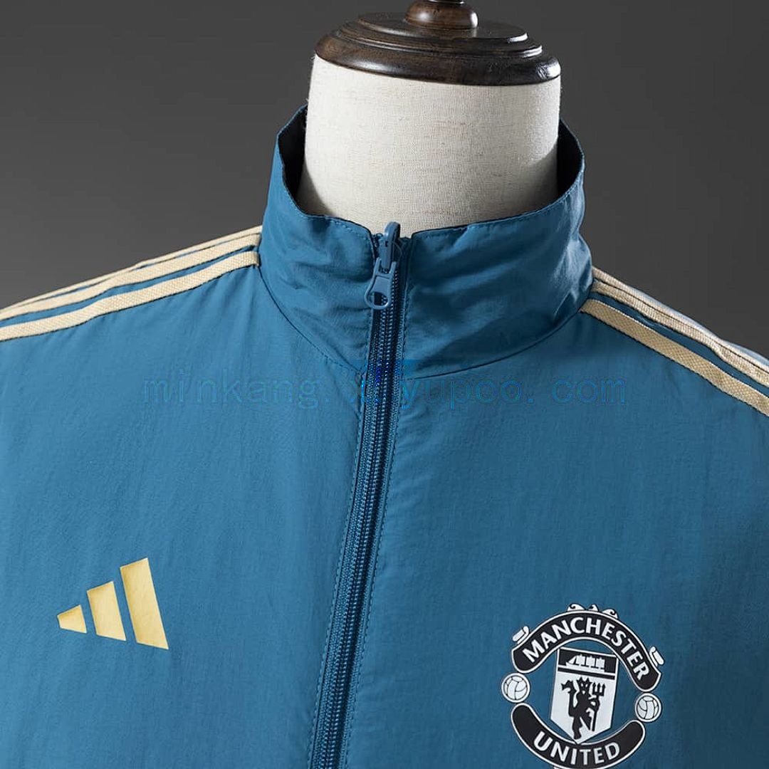 M-U Reversible Jacket Windbreaker - Blue&amp;Black S-XXL 10