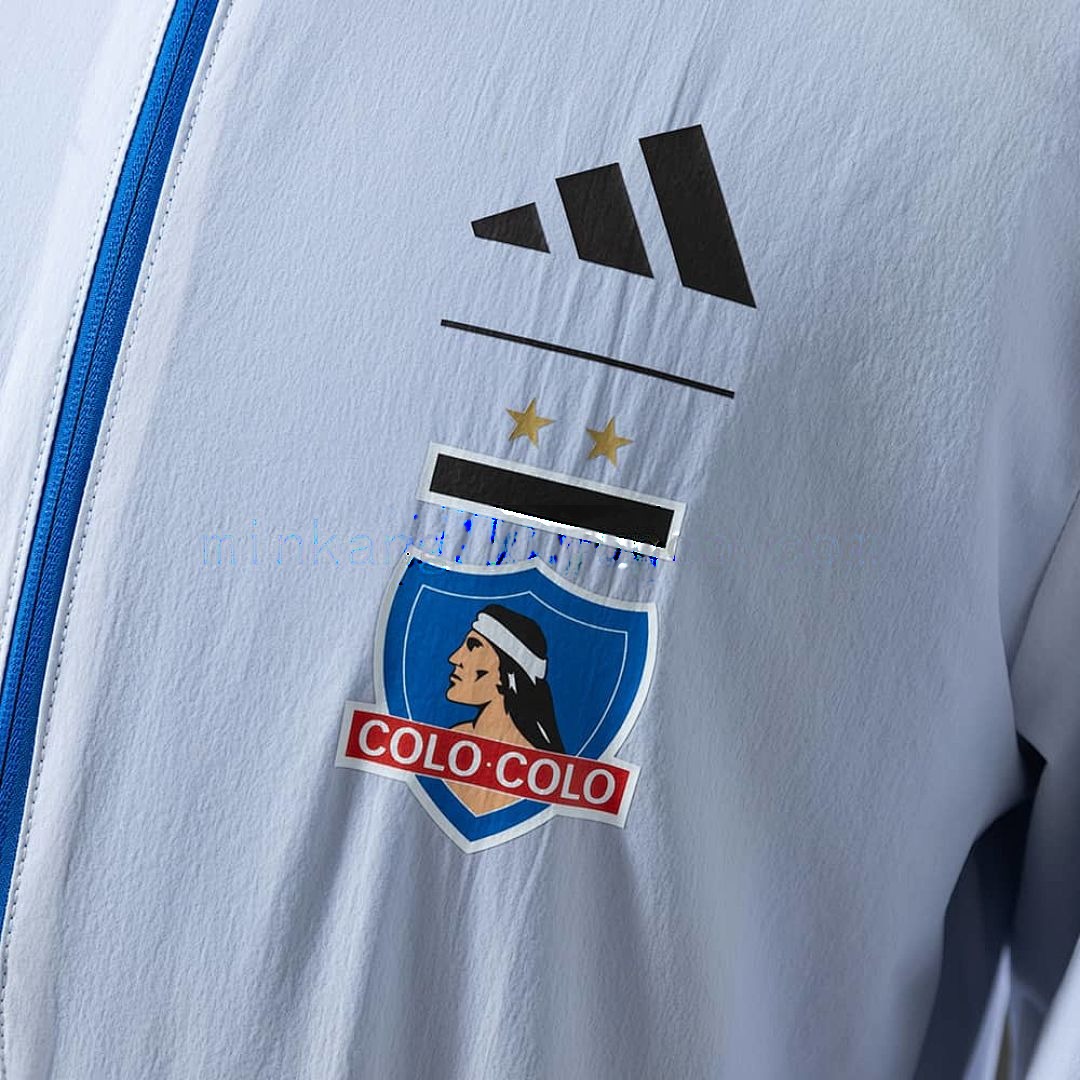 Colo Colo Reversible Jacket Windbreaker - White &amp; Blue S-XXL 4