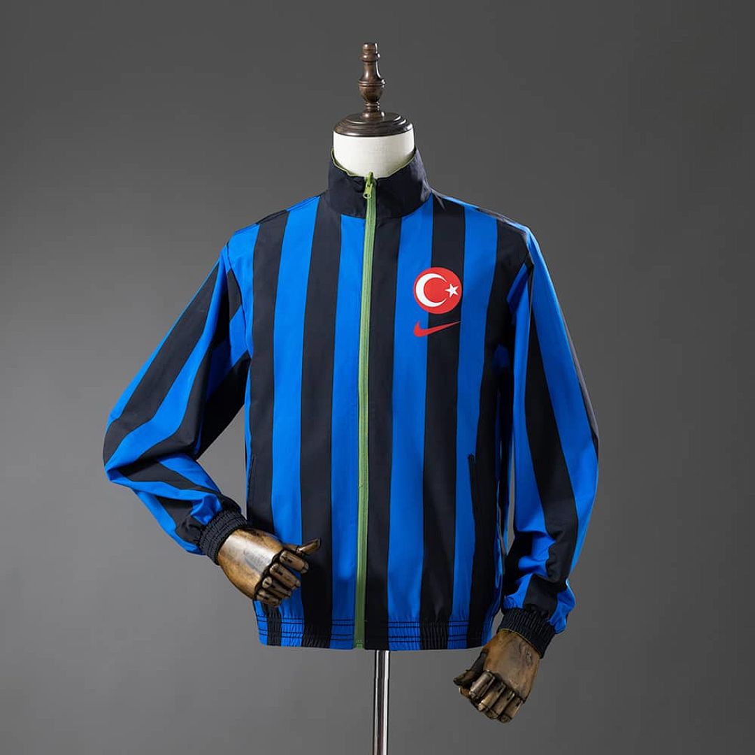 Türkiye réversible veste veste coupe-vent - bleu &amp; vert, S-XXL 3