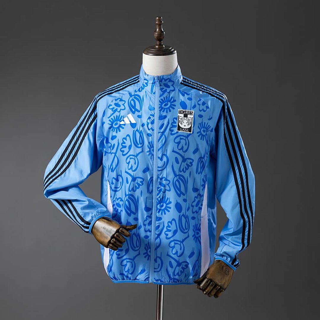 Tigres Reversible Jacket Windbreaker - Beige &amp; Blue S-XXL 3