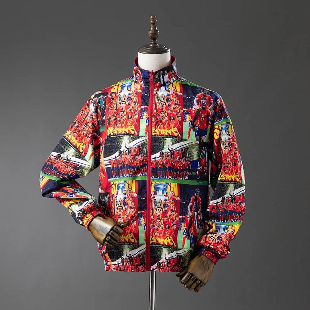 Spanish Yamal Reversible Jacket Windbreaker - Red S-XXL 3