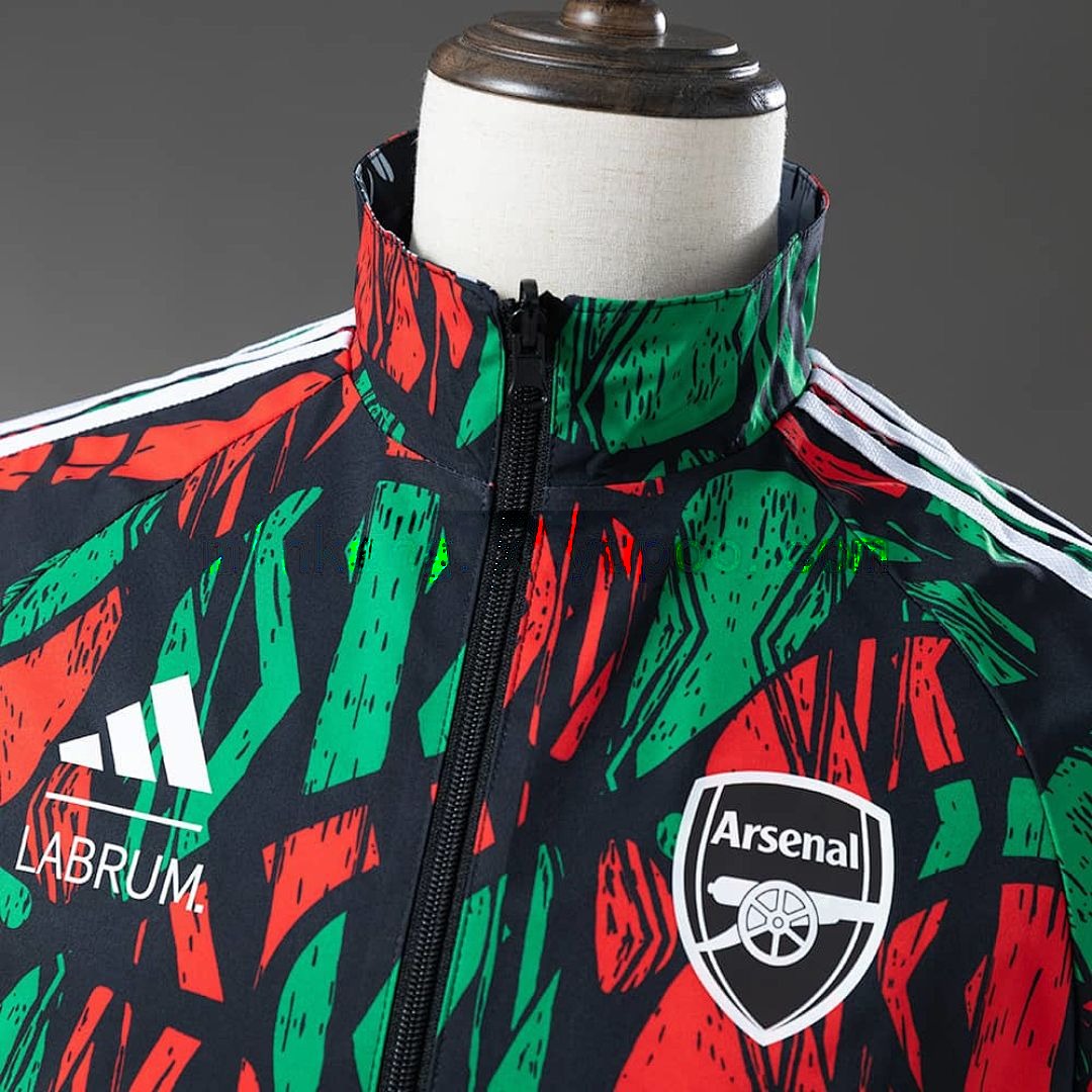 Arsenal Reversible Jacket Windbreaker - Red &amp; Black S-XXL 10
