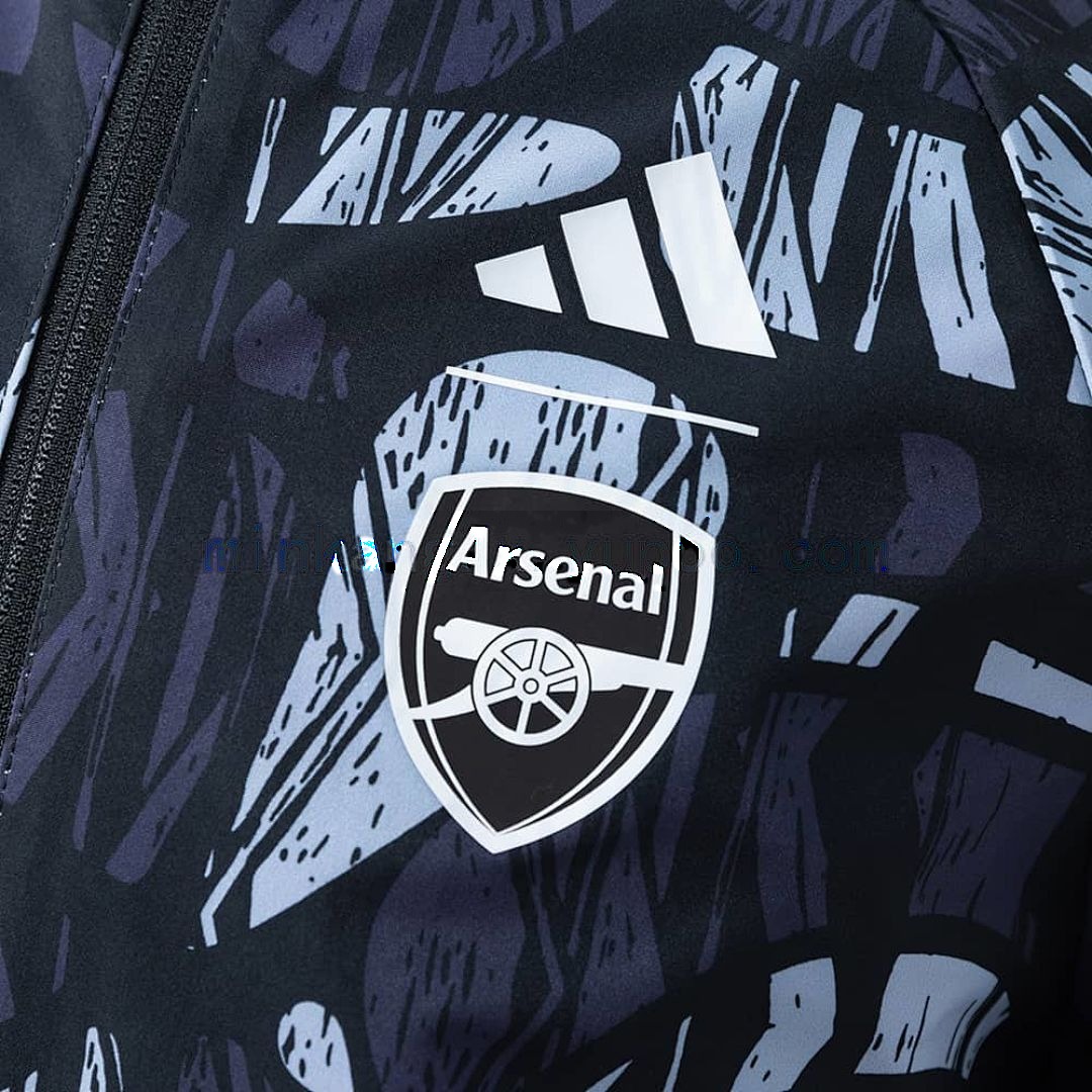 Arsenal Reversible Jacket Windbreaker - Red &amp; Black S-XXL 4