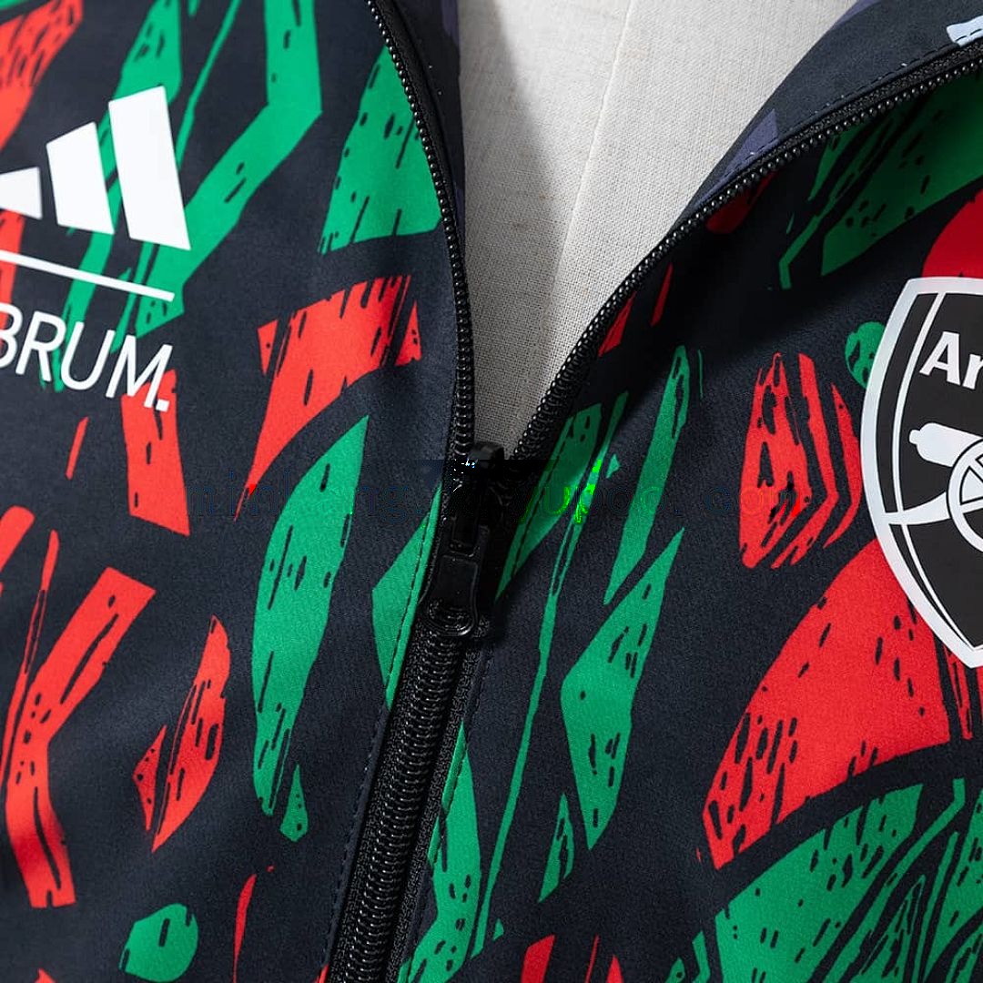 Arsenal Reversible Jacket Windbreaker - Red &amp; Black S-XXL 7