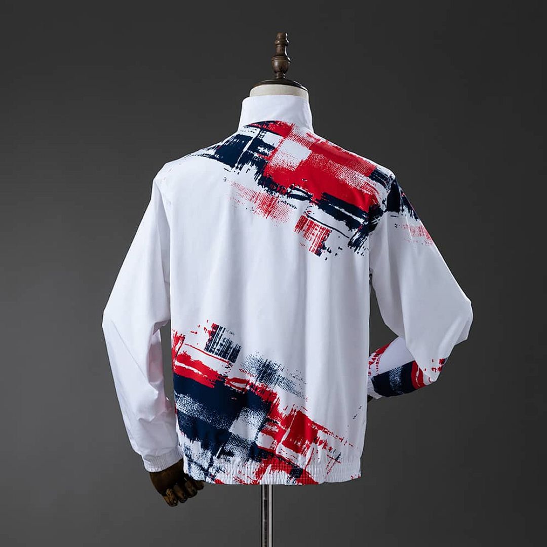 PSG Reversible Jacket Windbreaker - White &amp; Brown S-XXL 11