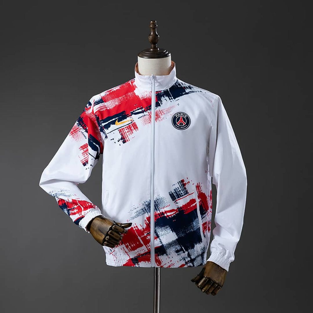 PSG Reversible Jacket Windbreaker - White &amp; Brown S-XXL 3