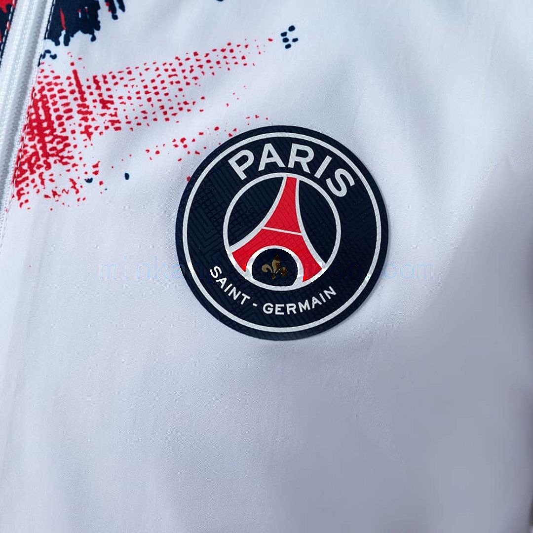 PSG Reversible Jacket Windbreaker - White &amp; Brown S-XXL 9