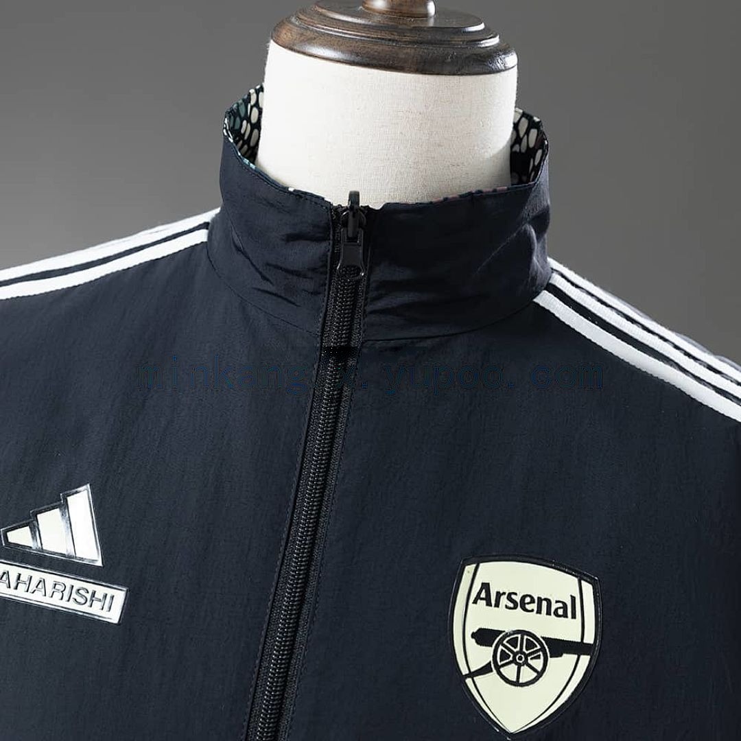 Arsenal Reversible Jacket Windbreaker - Black S-XXL 10