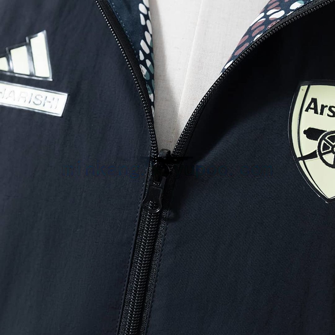 Arsenal Reversible Jacket Windbreaker - Black S-XXL 7