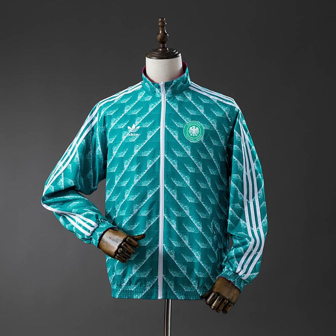 German Reversible Jacket Windbreaker - Green &amp; Purple S-XXL 2