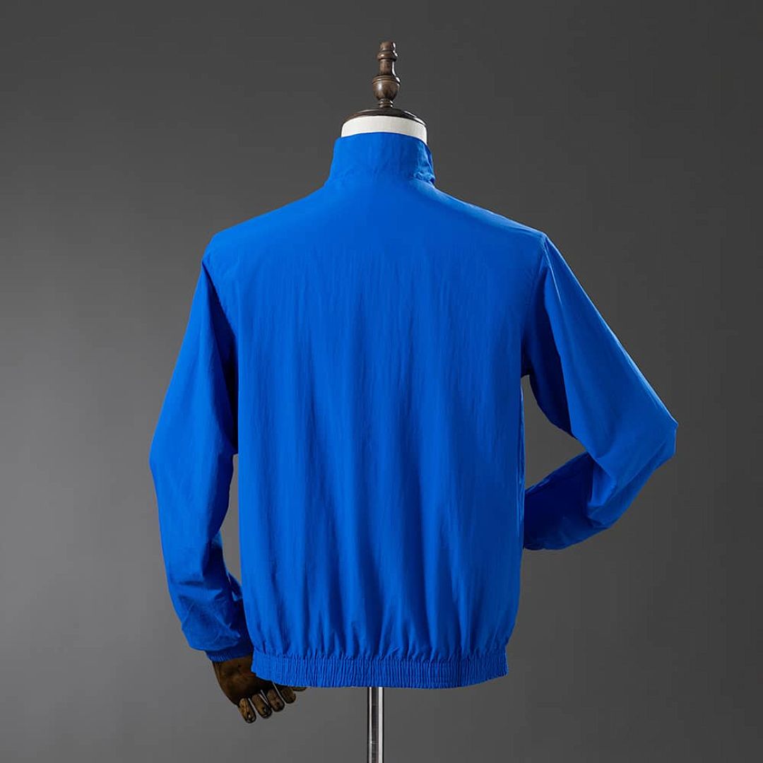 French Reversible Jacket Windbreaker - White &amp; Blue S-XXL 11