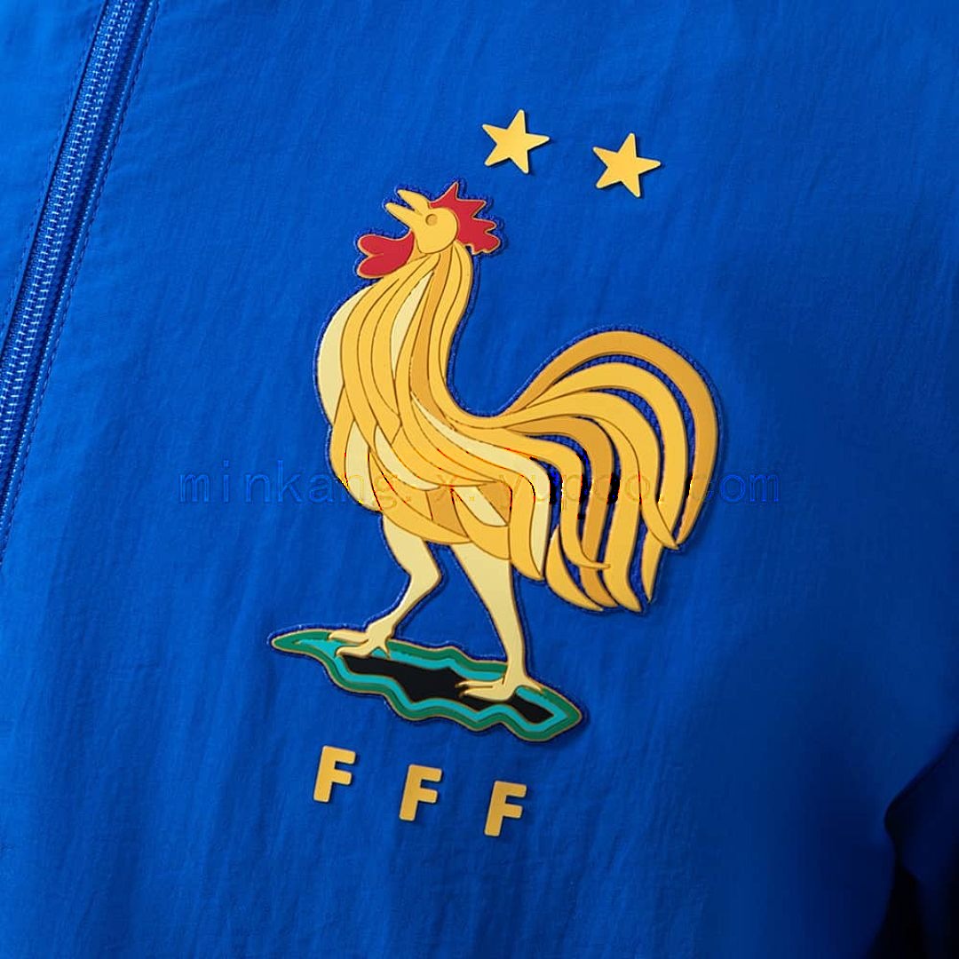 French Reversible Jacket Windbreaker - White &amp; Blue S-XXL 9
