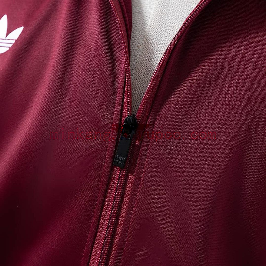 Oasis Flamingo Track Jacket - Burgundy S-XXL 4