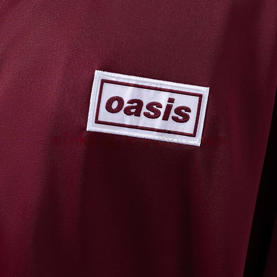 Oasis Flamingo Track Jacket - Burgundy S-XXL 6