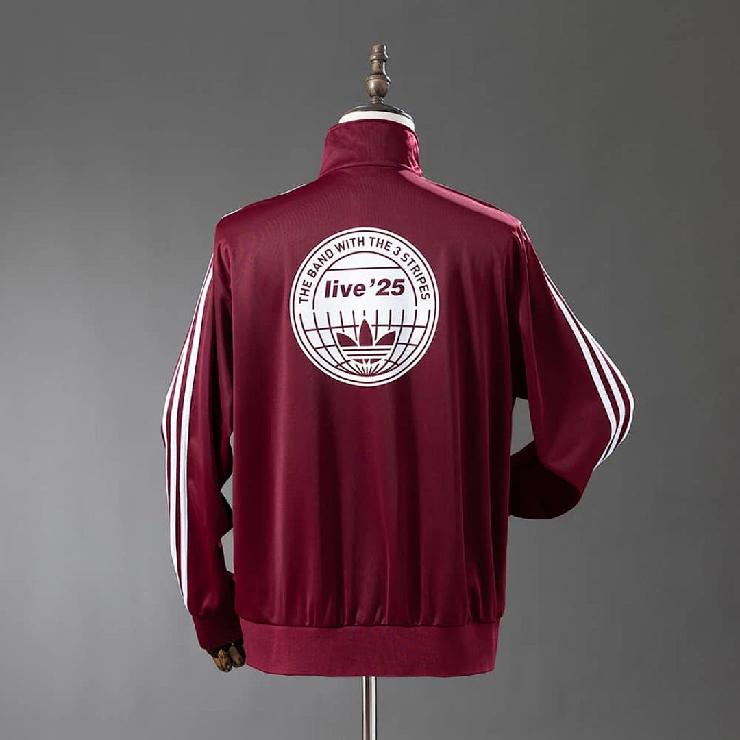 Oasis Flamingo Track Jacket - Burgundy S-XXL 8