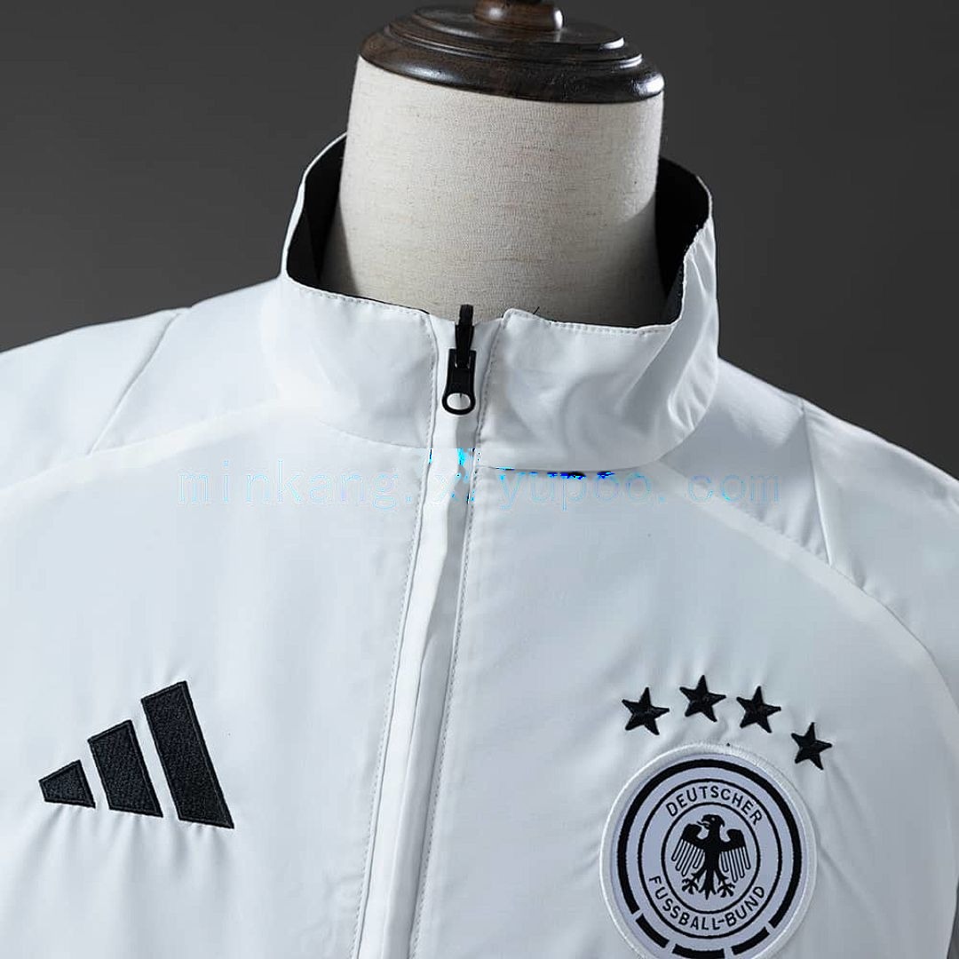 German Reversible Jacket Windbreaker - White &amp; Black S-XXL 10