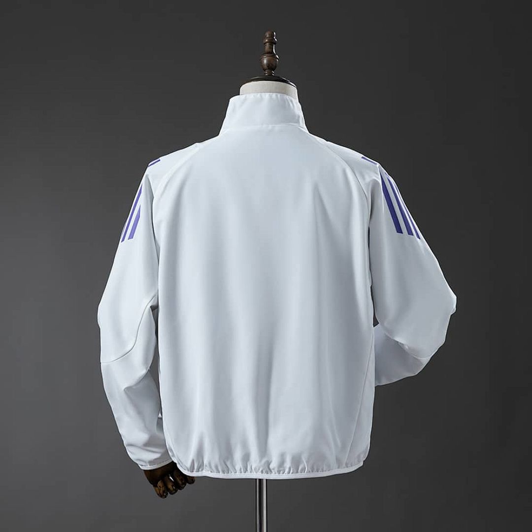 German Reversible Jacket Windbreaker - White &amp; Black S-XXL 2