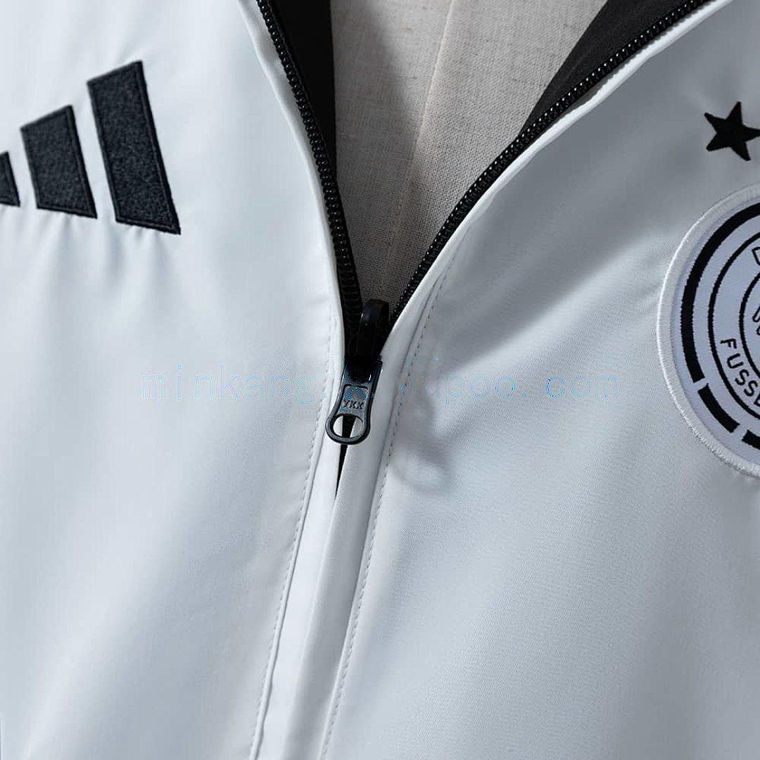 German Reversible Jacket Windbreaker - White &amp; Black S-XXL 7