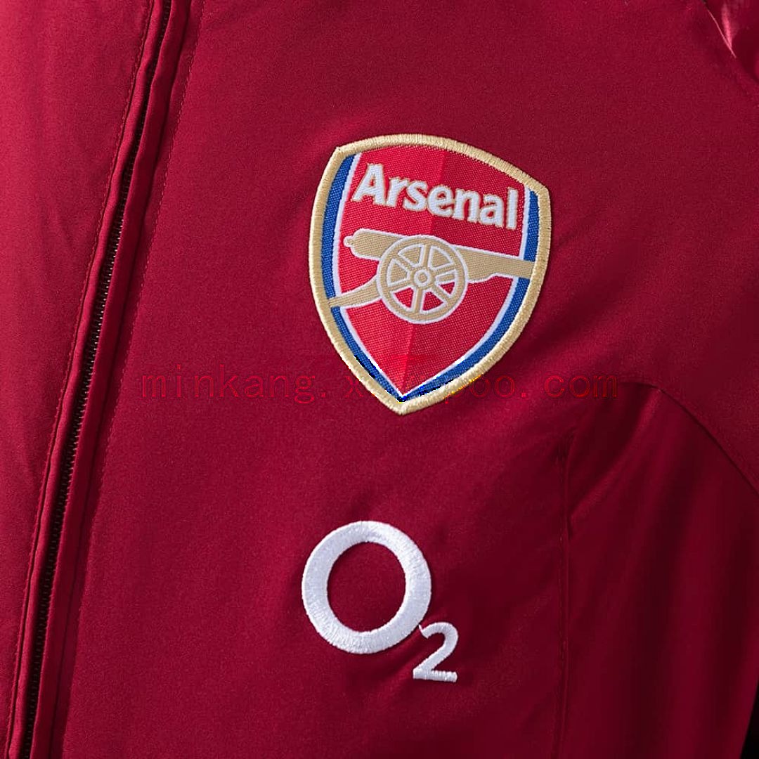Arsenal 05_06 veste coupe-vent - Burgundy S-XXL 7