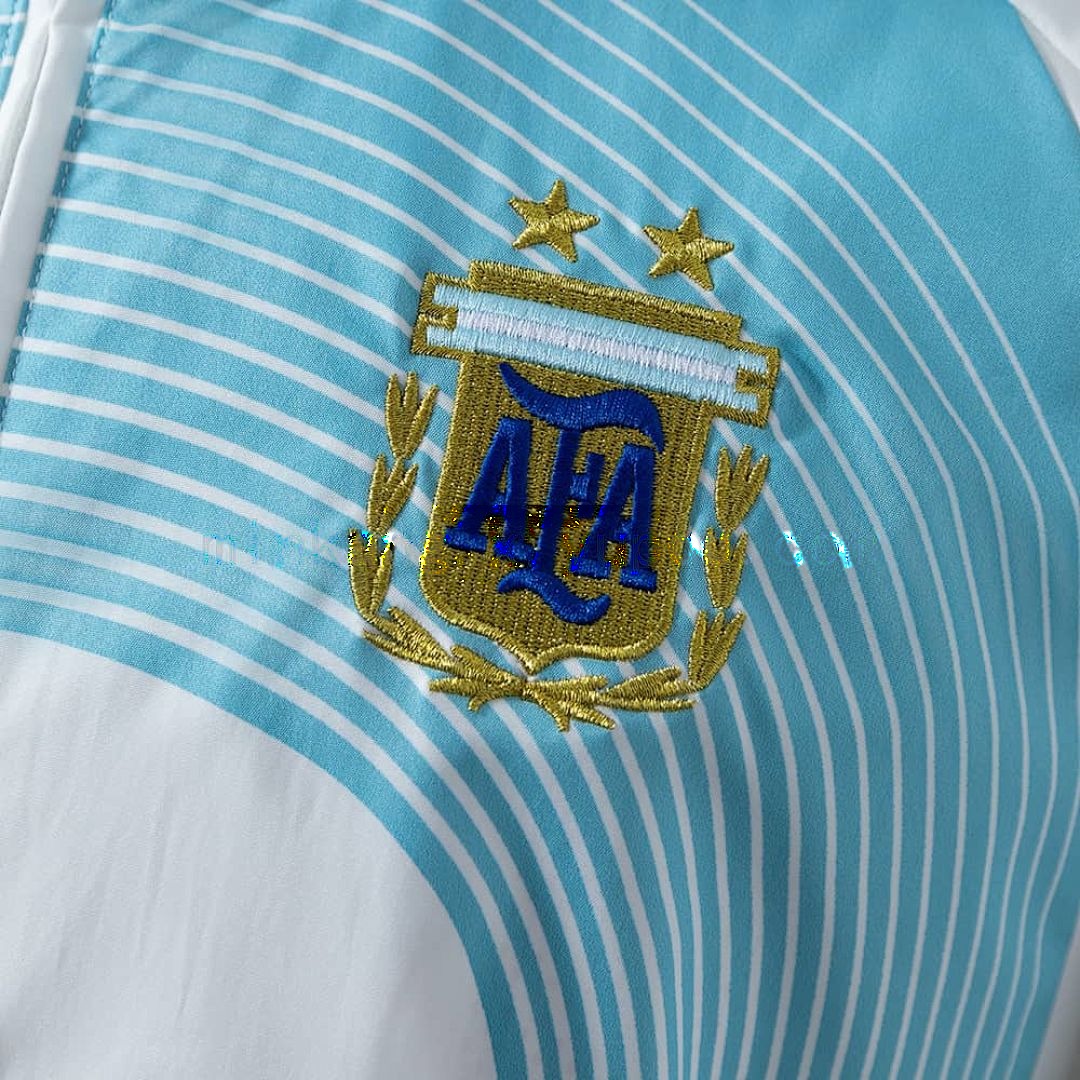 Argentina 05_06 Retro Windbreaker - White &amp; Blue S-XXL 7
