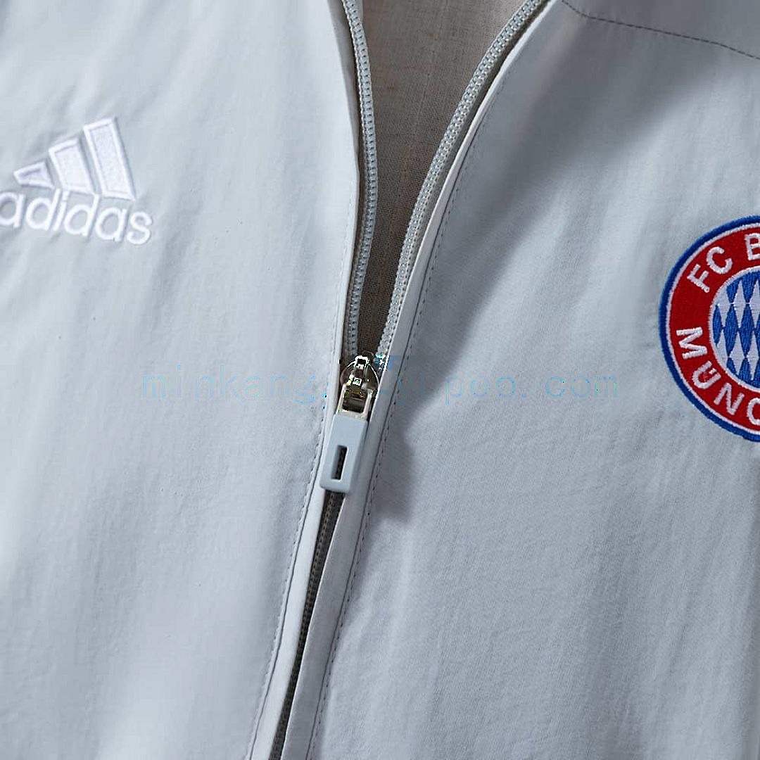 Bayern Munich Windbreaker - Light Grey S-XXL 5