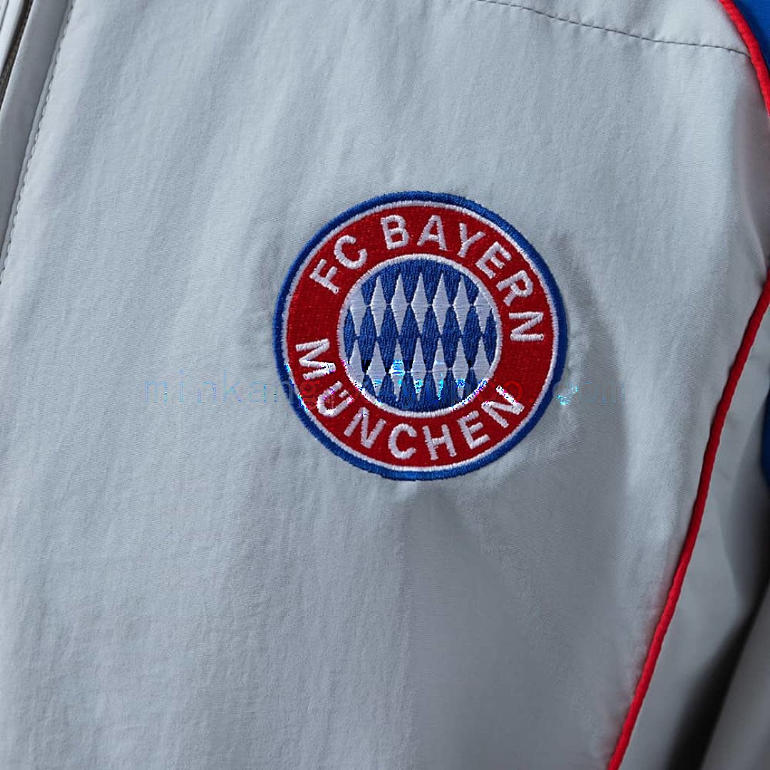 Bayern Munich Windbreaker - Light Grey S-XXL 7