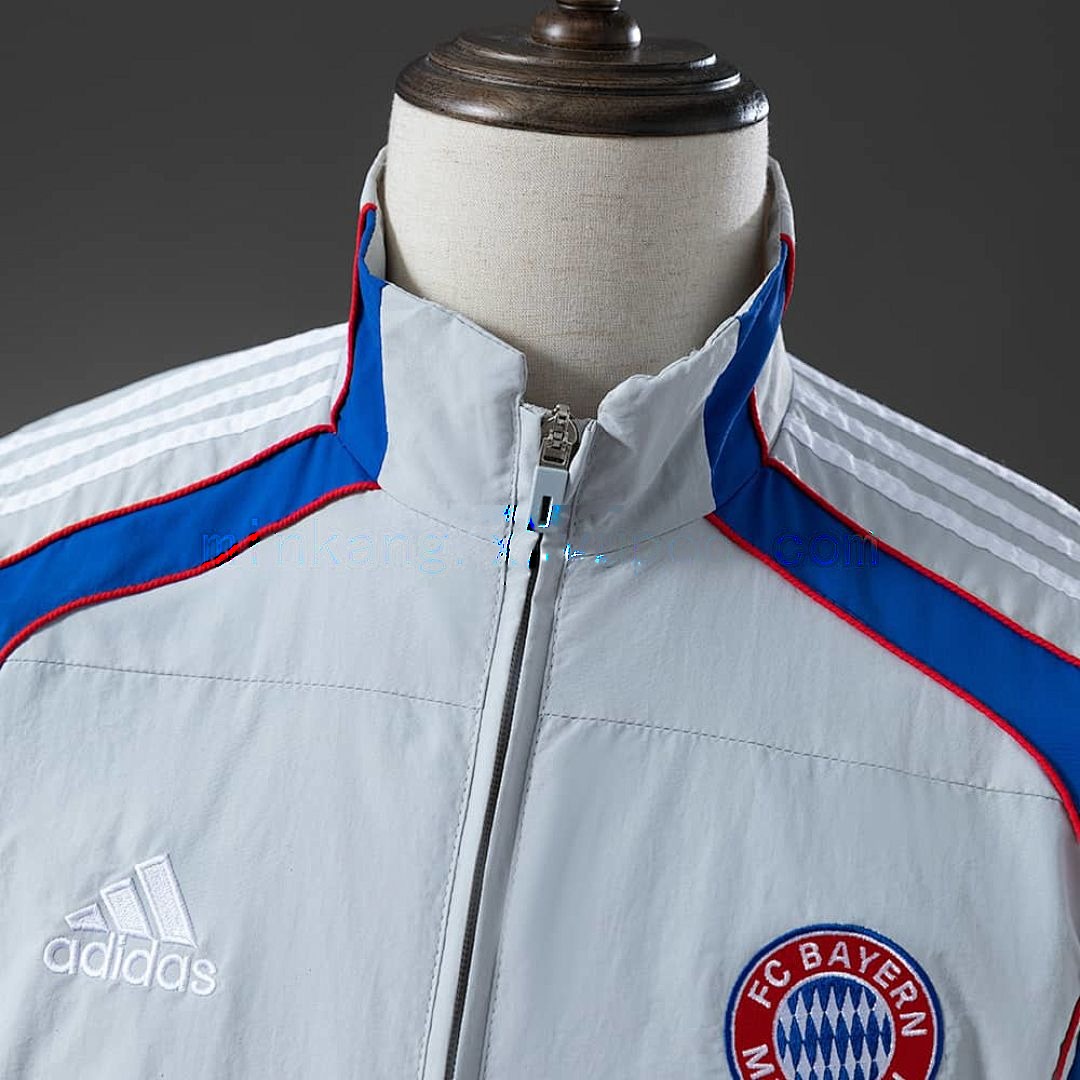 Bayern Munich Windbreaker - Light Grey S-XXL 8