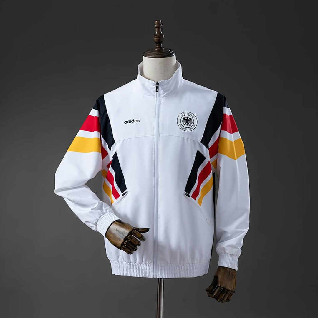 German 1996 Retro Windbreaker - White S-XXL