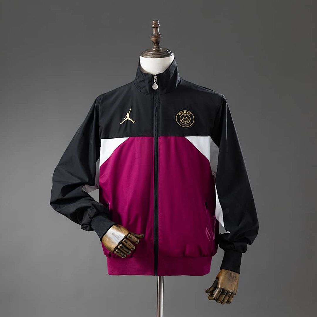 PSG Collaboration Windbreaker - Black & Psychedelic Purple S-XXL