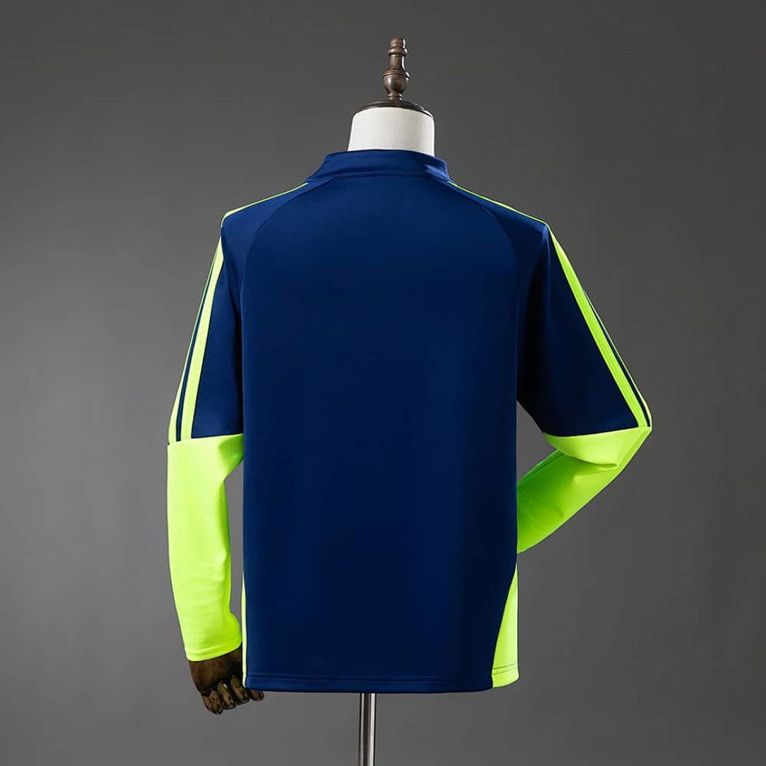 Scotland 2026 Training Top Navy Blue &amp; Fluorescent Green S-XXL 2
