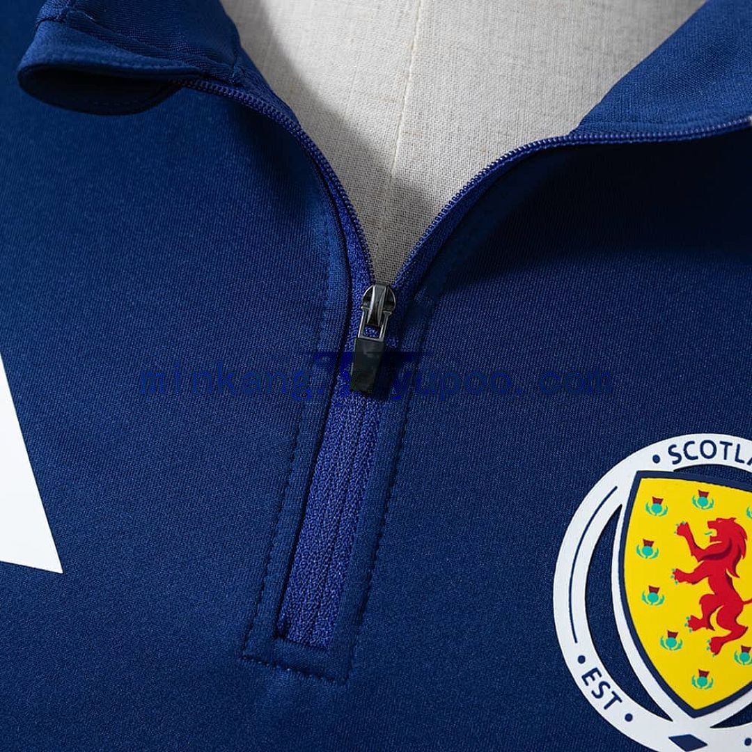 Scotland 2026 Training Top Navy Blue &amp; Fluorescent Green S-XXL 6
