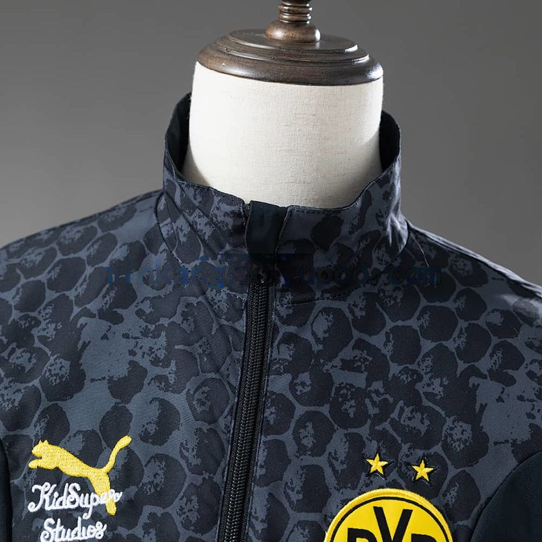 Borussia Dortmund Reversible Jacket Windbreaker- Black S-XXL 12