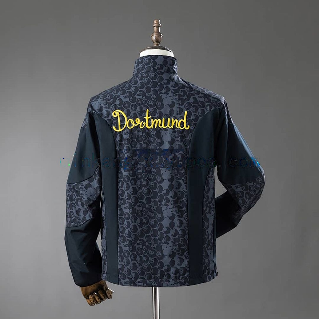Borussia Dortmund Reversible Jacket Windbreaker- Black S-XXL 6