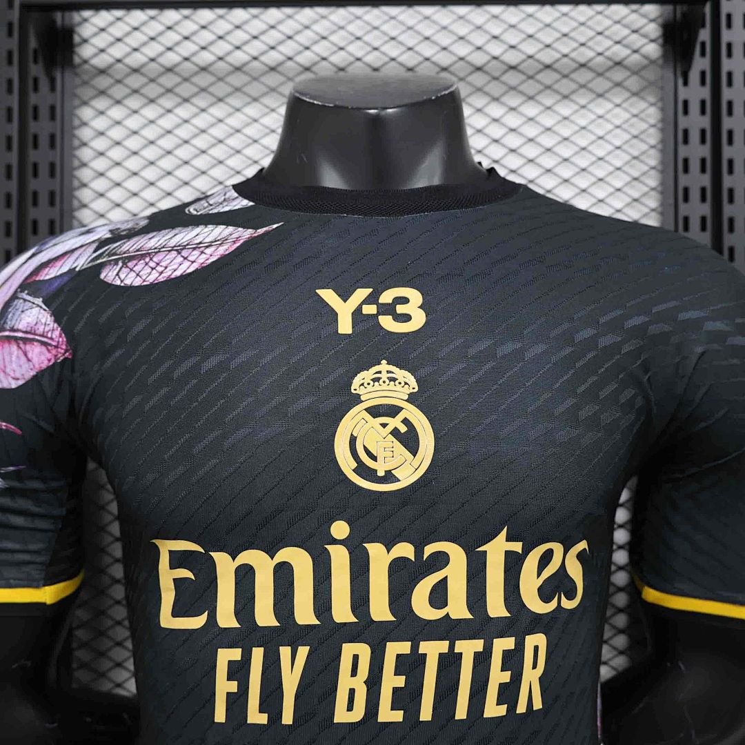 24-25 Real Madrid Y3 Flower Special Edition Player Version Shirt AAAAJersey Supplier Yupoo 5