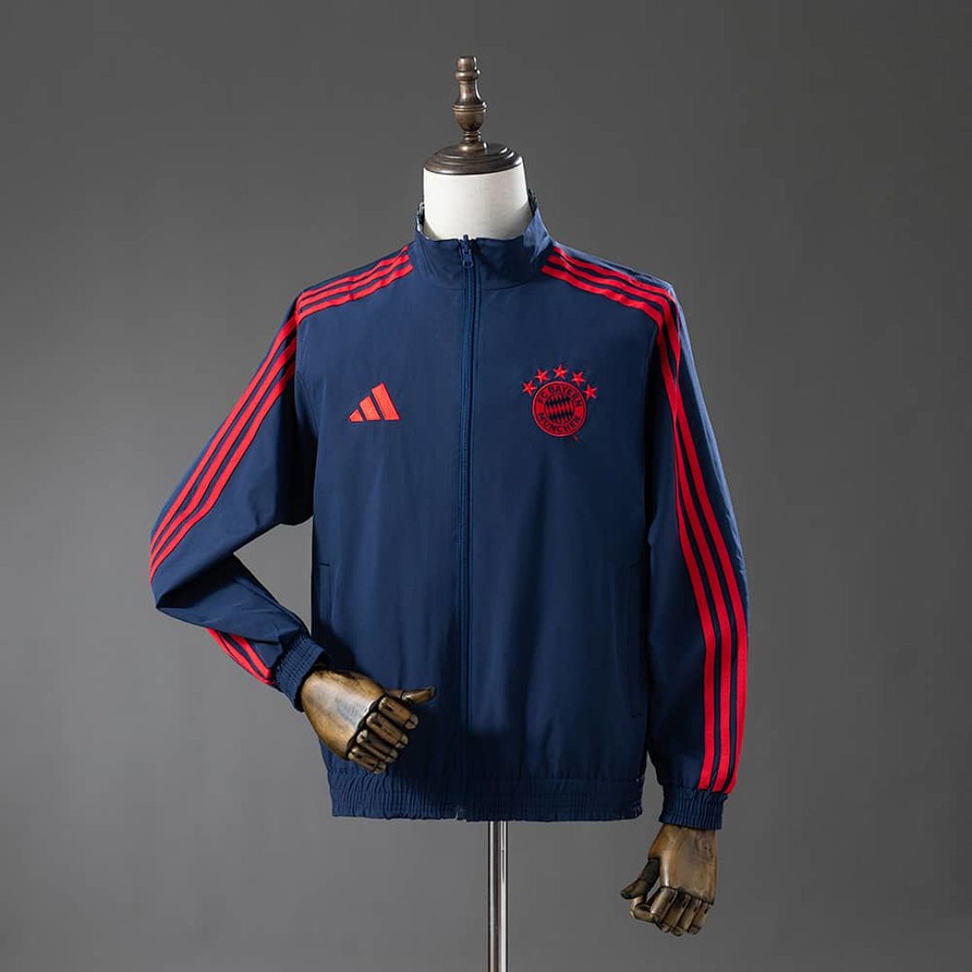 Bayern Munich 25_26 réversible veste veste coupe-vent - bleu marine bleu S-3XL 3
