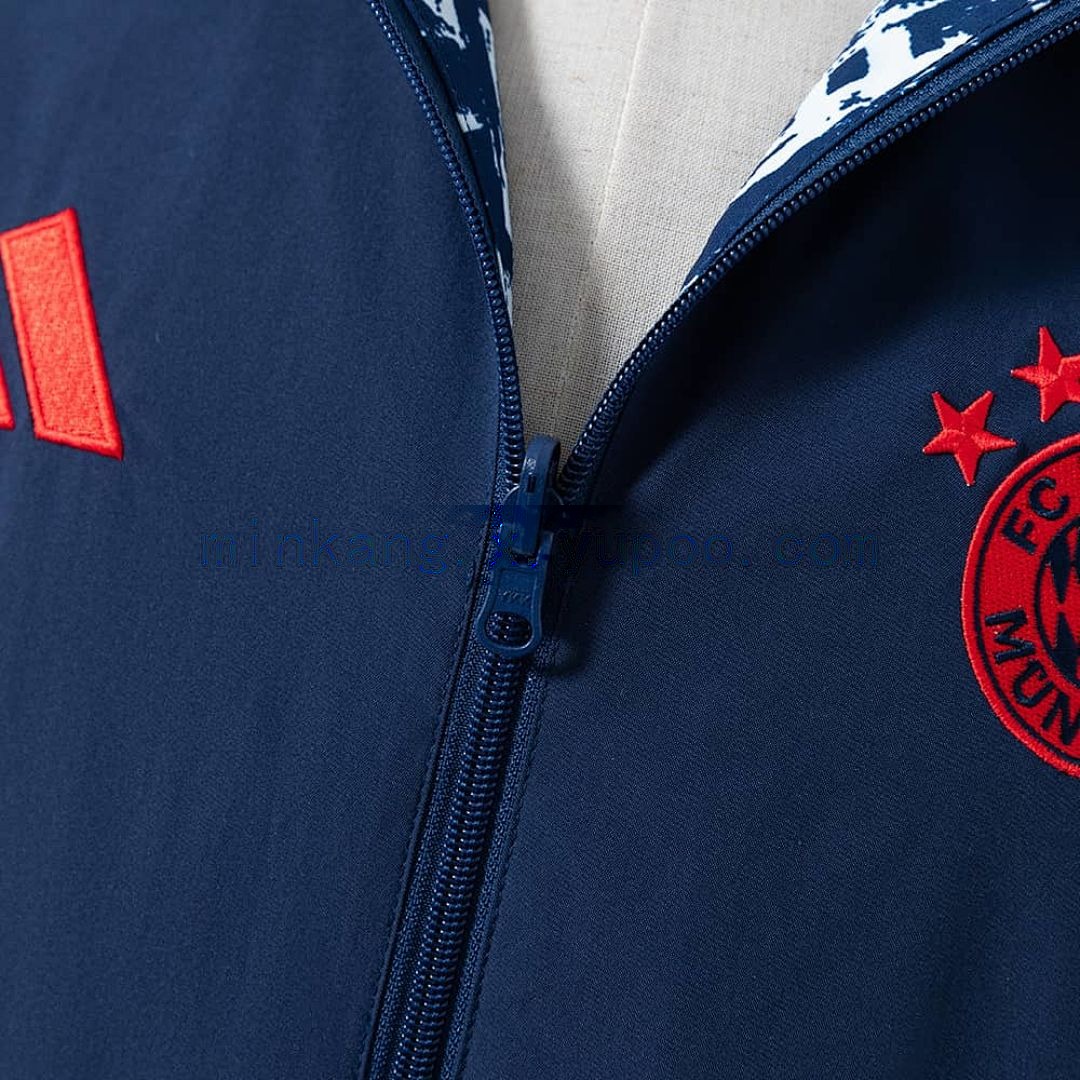Bayern Munich 25_26 réversible veste veste coupe-vent - bleu marine bleu S-3XL 8