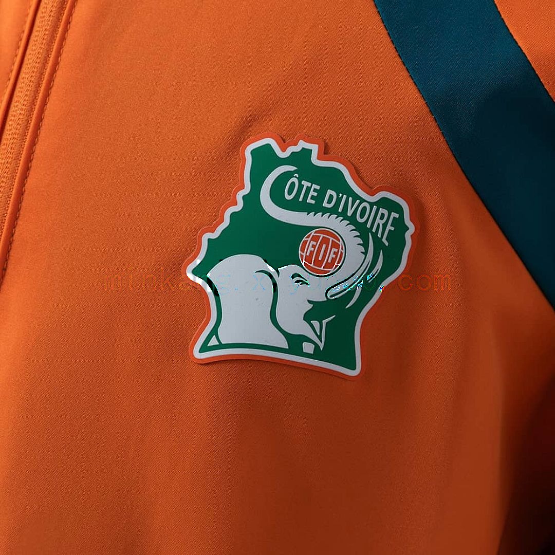 Ivory Coast 2026 Reversible Jacket Windbreaker - Green &amp; Orange S-3XL 4