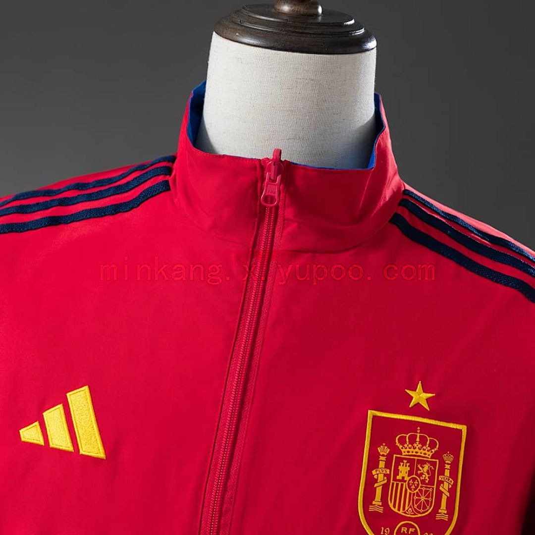 Spain 2026 Reversible Jacket Windbreaker - Red &amp; Blue S-3XL 11