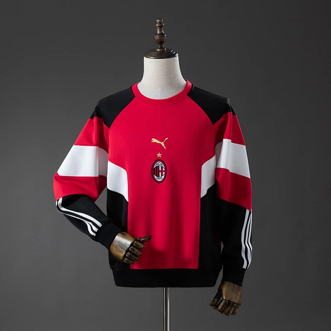 AC Milan 25_26 Long-sleeved Sweatshirt - Red M-4XL