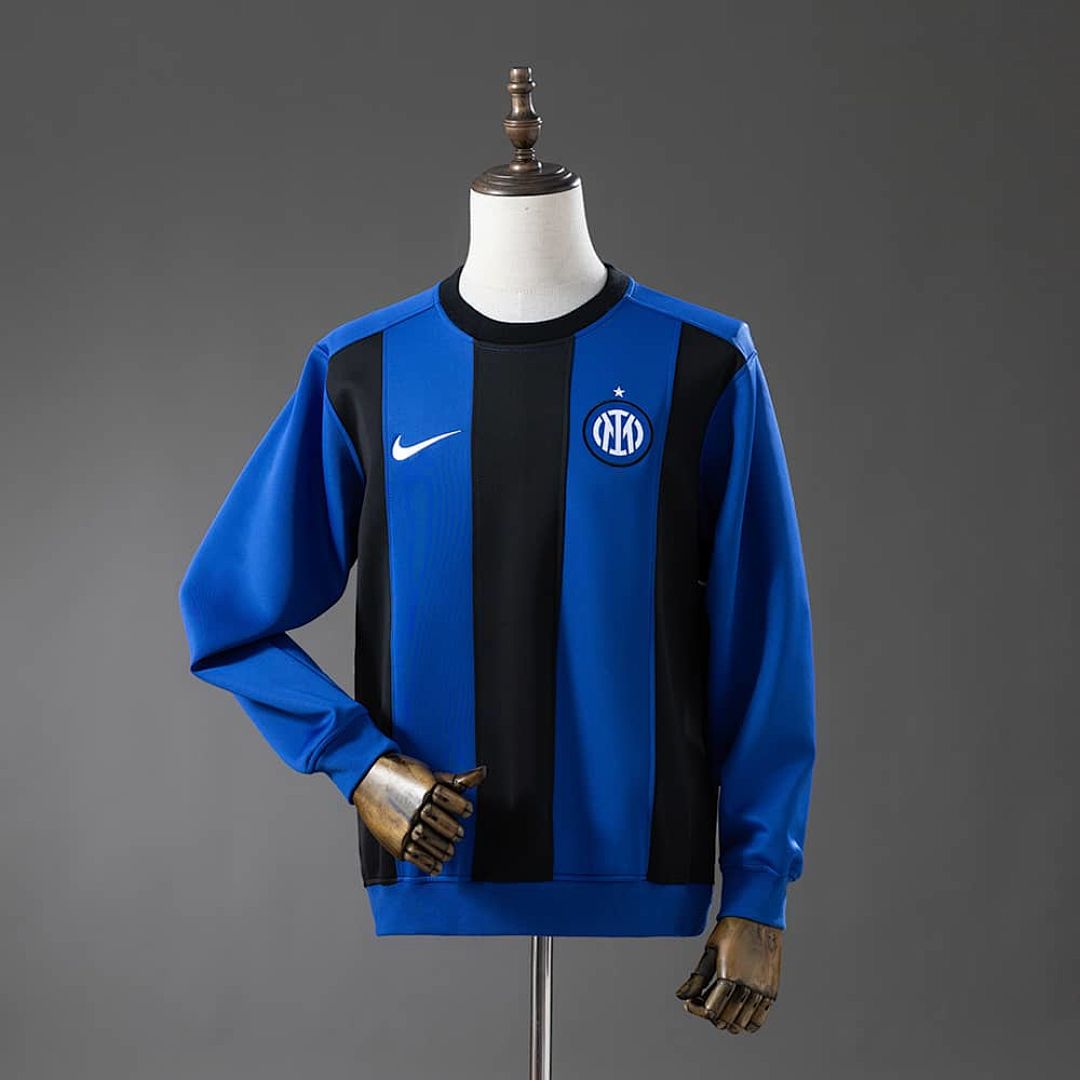 Inter Milan 25_26 Long-sleeved Sweatshirt - Dark Blue & Black M-4XL