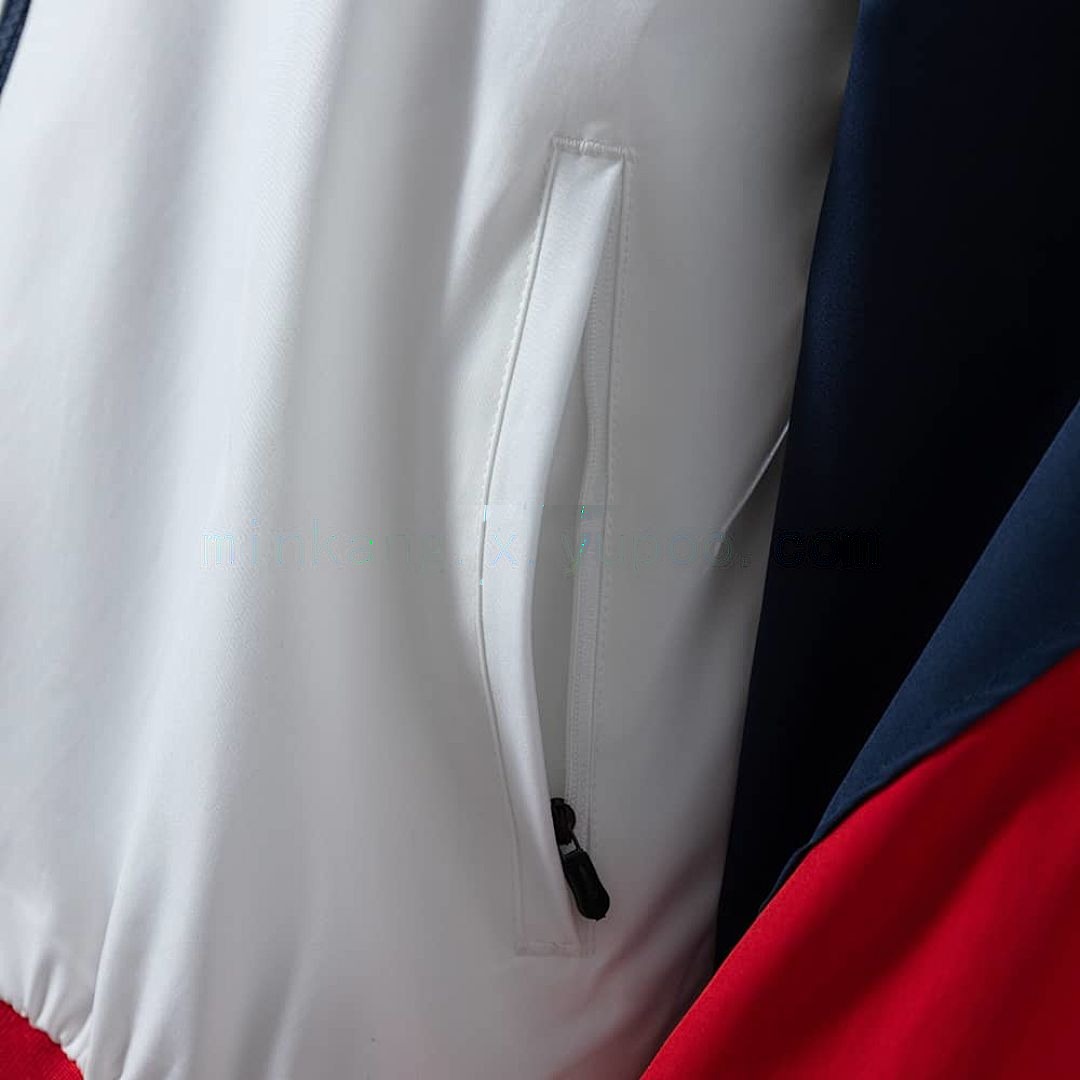 PSG 25_26 Windbreaker - White, Sizes S-3XL 3